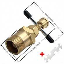 Plumbers Olive Puller Removal Gas Pipe Plumbing Remover Tool 15-22mm - Yellow - View 3