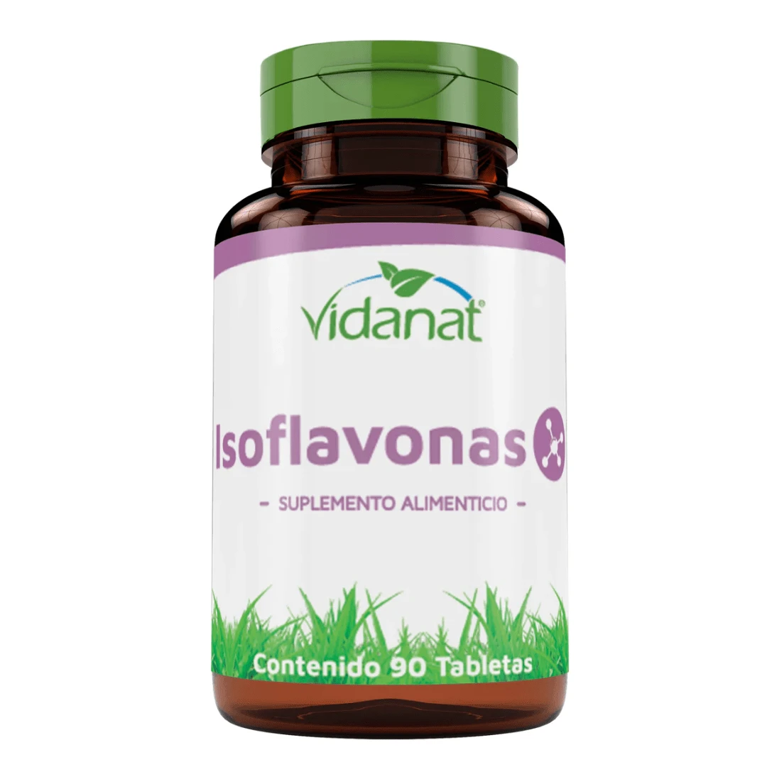 Isoflavonas 90 Tabletas |  Vidanat - SIN SABOR - Ver 1