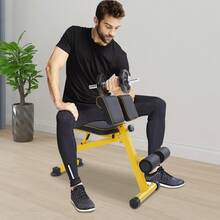 InSyoForeverEC Other Waist & Abdominal Boards, Fitness Benches - Negro+Amarillo - Ver 9
