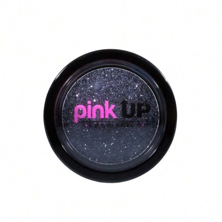 PINK UP COSMETICS Pink Up Glitter Eye Shadow Glitter Eyeshadow - 12 Black - View 1