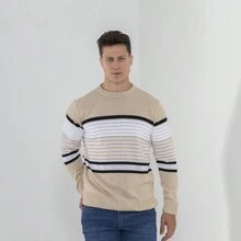 Bulusa Sweater, Men's Sweatshirt Coat, Men's Premium Standard. Spend The Winter With More Style And Elegance. - 薑色 - 查看 4