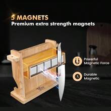 Kitchen Knife Set, Japanese Style Knife Set With Magnetic Block Holder, High Carbon Stainless Steel Sharp Knives Set For Kitchen, Ergonomic Handle And Sharpener, 14 PCS Black Dot