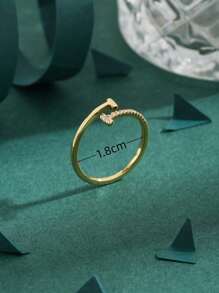 Bague en argent sterling de conception simple et . Nouvelle bague pour l'annulaire pour femmes, cadeau de la Saint-Valentin