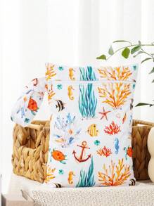 1PC Mini Wet Bag Reusable Waterproof Wet Dry Bag Wet Swimsuit Bag - Multicolor - View 9