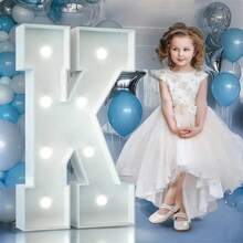 3FT Marquee Light Up Letters, Cool White Light Up Letters A-Z, Large Marquee Letters For Party Decorations, Marry Me Light Up Letters, Birthday Party Marquee Letters For Decor, Wedding Decor