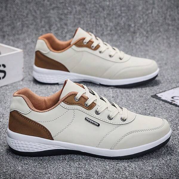 1 Pair Of Shoes Men's Sports Shoes Breathable Men's Casual Shoes Competition Shoes Fashionable Casual Shoes Men's Running Shoes