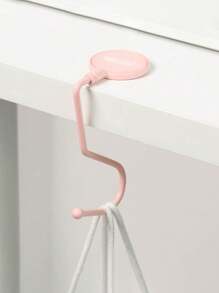 1pc Office Desk Portable Hook For Hanging Bags, Coats Or Headset At Desk Side Back To School,Bathroom Shelf,Hangers Hooks Hanger,Wall Pictures,White Hook,Black,Sticky Wall Hooks,Purse Hanger Wall,Wall Hangings,Picture Frame Hooks - Multicolor - View 7