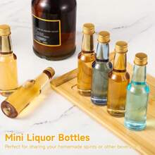 40/20/10/2pcs Mini Liquor Bottle, Plastic Alcohol Bottles.Small Size,More Convenient To Carry,Vibrant And Modern,For Restaurants,Cafes,Weddings,Gatherings,Outdoor,Sports.Camping Drink Bottles For Supplies.