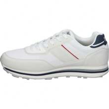 Lois Zapatillas Lois para Hombre – Deportiva Baja en Color Blanco con Detalles en Azul Marino – Sneakers con Cordones – Estilo Casual – Versátiles – Combinables y Cómodas – Modelo 64244