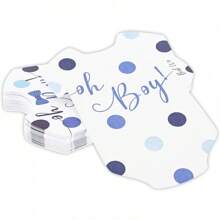 10pcs/Set Baby Gender Reveal Party Game Cards, Baby Shower Prediction & Bless Cards - Multicolor - View 4