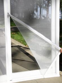 1 Pack Custom Size Zipper Window Screen – Insect, Mosquito, And Dust Proof Mesh, Easy To Open And Close, Simple Installation For Summer Use - White - View 7