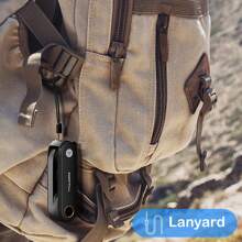 sweetfull 1pc Portable Handheld Mini Fan With LED Light, Rechargeable Folding Travel Fan, Portable Pocket Fan, Small Desktop Fan, Flashlight, Hand Personal Fan Suitable For Travel And Outdoor Summer Cooling,Beach,Travel