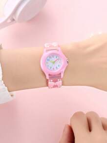New Colorful Scale Bow Cartoon Children Student Watch