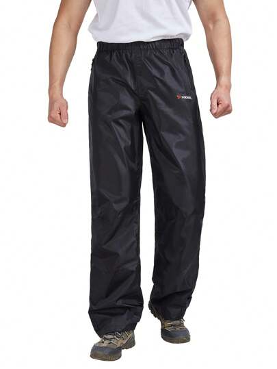 RODEEL Men's Waterproof Pants Outdoor Rain Pants Lightweight Multifunctional Fashion Fishing Hiking Adventure Outdoor Sports Pants