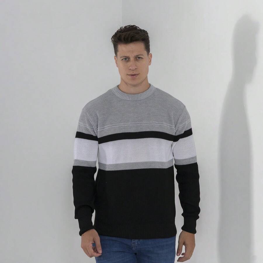 Bulusa Sweater, Men's Sweatshirt Coat, Men's Premium Standard. Spend The Winter With More Style And Elegance. - Multicolor - Ver 1