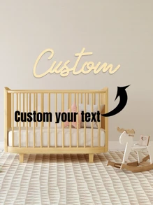 1pc Custom Wooden Name Sign,Home Room Decor,Home Wall Decor,Family Room Decorations,Friends Birthday Party Gift,New Year Sign,Gift For House Party Gifts Graduation