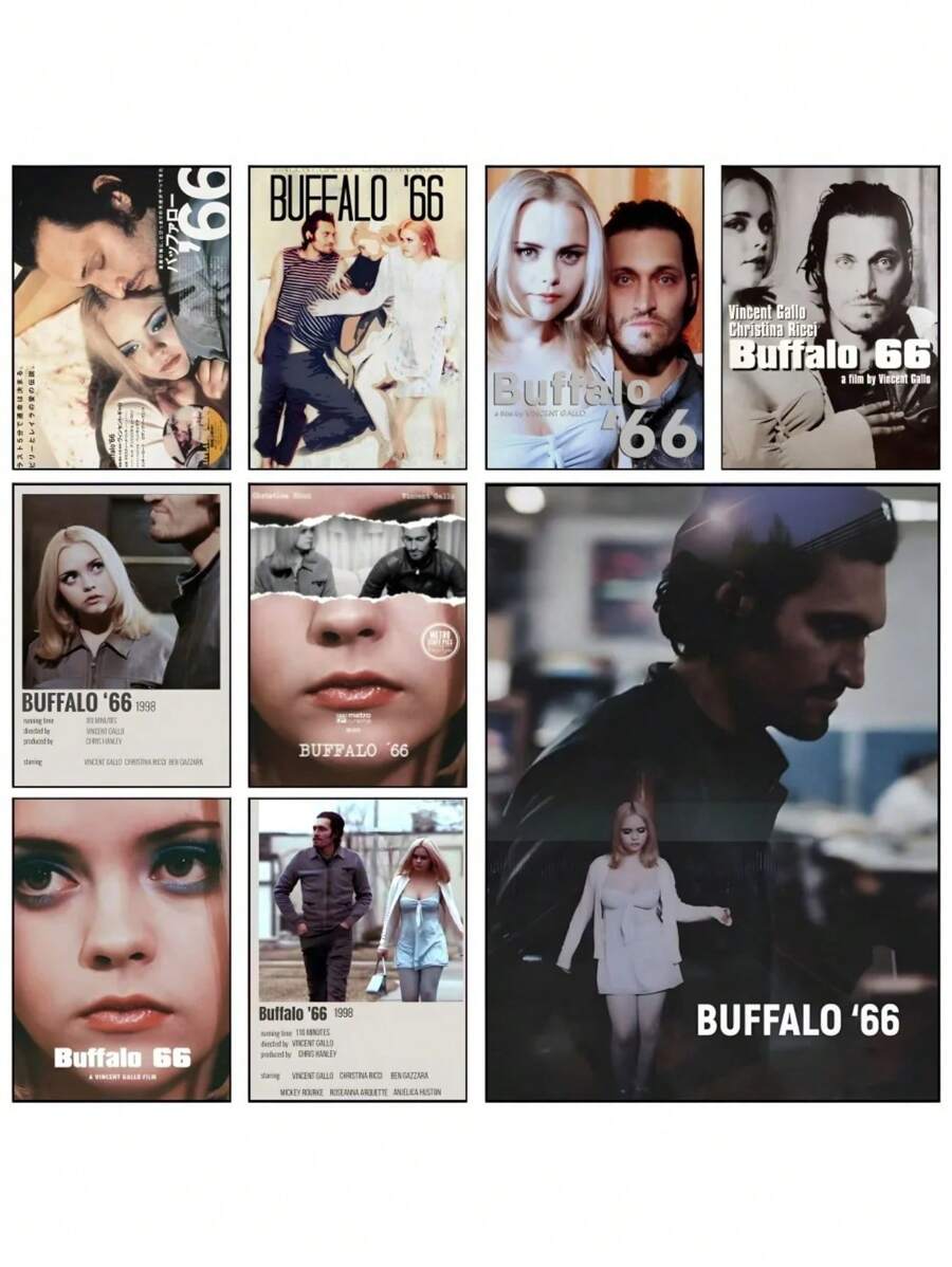 1 件复古水牛城 66 部经典电影海报图片印刷帆布画印刷海报墙艺术画适用于客厅装饰卧室办公室酒吧美学装饰无框架 - 彩色 - 查看 1