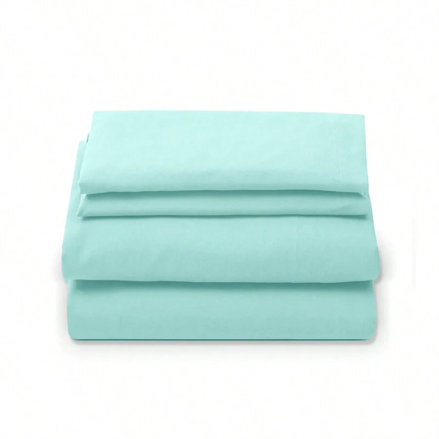 JUEGO DE SABANAS MATRIMONIAL - Azul menta - Ver 1