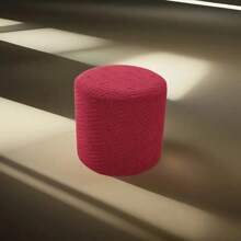 1pc Modern Multi-Color Rectangular Round Stool Covers, High Weight Fabric With Elasticity, Suitable For Dining Room, Kitchen, Party, Hotel Furniture Decoration, Spandex Polyester Blend
