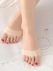 Cuscinetti per il avampiede, calzini invisibili mezzo taglio, solette antiscivolo e antiattrito per tacchi alti, imbottiture in schiuma morbida, protezione per i piedi, calzini da sandali, adatte per scarpe troppo grandi, attrito sui piedi, scivolamento frequente dei piedi, articolo essenziale per casa, viaggi e uscite