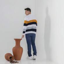 Bulisa Men's Sweatshirt Premium Standard Spend The Winter With More Style And Elegance. - Royal Blue - View 5