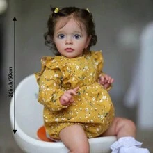 ziyiui 55cm/22inch Cute Reborn Baby Doll Soft Vinyl Lifelike Newborn Toy For Children Birthday Christmas Gift (Bottle Pattern Random),Perfect Birthday & Holiday Gift For Sge 3+ And Doll Collectors,Role Play Pretend Game,Baby Dolls,Toys,Toys For Girls Boys. - 彩色 - 查看 2