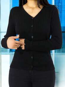 Jersey de mujer color liso tejido canalé suéter de moda para mujeres varios colores - Multicolor - Ver 6