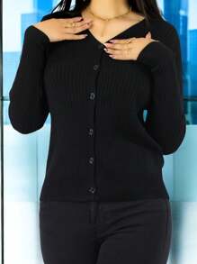 Jersey de mujer color liso tejido canalé suéter de moda para mujeres varios colores - Multicolor - Ver 5