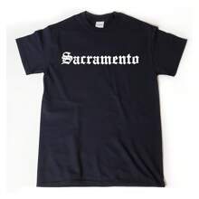 Sacramento Shirt - Sacramento T-Shirt Funny Awesome Place Name Tee California Shirt Gift - Black - View 1