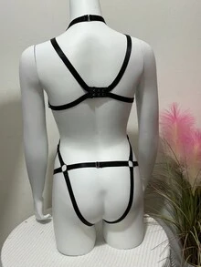 男士性感内衣薄纱束缚连体衣卧室睡袍