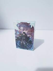 50/55pcs Anime Holographic Card, Otaku Game Merchandise, Character Postcard Collection