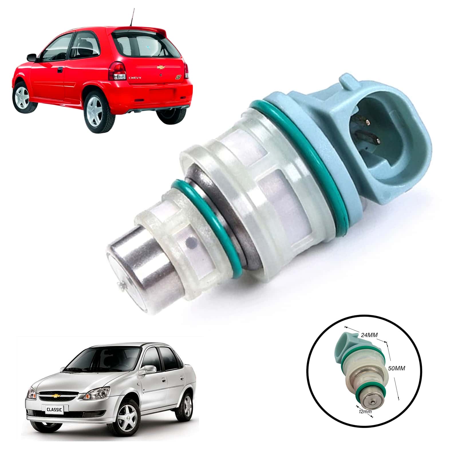 Vmingo Gasoline Injector Gmc CR Chevy Tbi 1.6l 96-03 Blue MONZA POP Original Replacement Efficient Automotive Engine - Blue - View 1