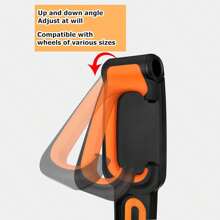 Stojak ścienny na rowery, oszczędzający miejsce pionowy stojak na rowery, odpowiedni do garażu lub użytku komercyjnego