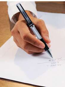 Bolígrafo Deslizable Pluma Slide Pen Punto Mediano Zebra. - Negro - Ver 3