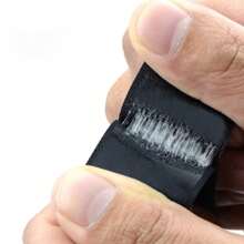 1 par de 3m/118 pulgadas Cinta adhesiva con gancho y bucle de doble cara, Fuerte tira de fijación para cortinas, ventanas y barras autoadhesivas para puerta