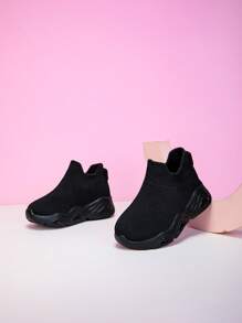 New Soft Comfortable Breathable Anti-Slip Lightweight One-Touch Closure Outdoor Casual Sports Shoes For Kids, All Season