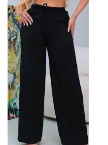 Sweatpants In Boutique Fashion - Comfort, Style And Sophistication! - 黑色 - 查看 1