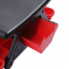 YUNRUX Stołek warsztatowy 150 kg, mobilny stołek roboczy z kółkami