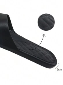 Nuevas sandalias y pantuflas de mujer para el verano 2025, diseño minimalista de unicolor cómodo, suela de goma antideslizante, suela blanda para interiores todo el año, ligeras y silenciosas, pantuflas de baño antideslizantes de EVA para damas