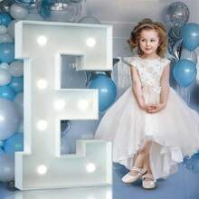 3FT Marquee Light Up Letters, Cool White Light Up Letters A-Z, Large Marquee Letters For Party Decorations, Marry Me Light Up Letters, Birthday Party Marquee Letters For Decor, Wedding Decor