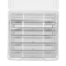 Clear Plastic Photo Storage Box Crafts Storage Photograph Picture Container Case - VariantValue - View 4