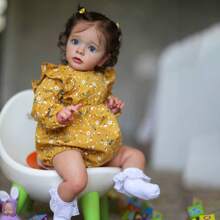 ziyiui 55cm/22inch Cute Reborn Baby Doll Soft Vinyl Lifelike Newborn Toy For Children Birthday Christmas Gift (Bottle Pattern Random),Perfect Birthday & Holiday Gift For Sge 3+ And Doll Collectors,Role Play Pretend Game,Baby Dolls,Toys,Toys For Girls Boys. - 彩色 - 查看 3
