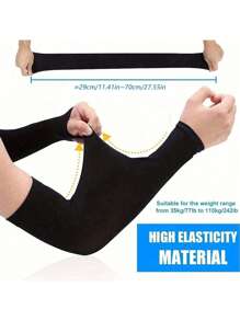 1 a 5 pares Mangas calentadoras con protección solar UV para brazos, cubiertas para brazos para mujer deportes, carrera, pesca, ciclismo, esquí