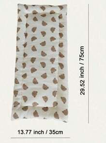 1 件婴儿厚纱布夏尔巴防滑婴儿车垫，婴儿推车靠垫，婴儿推车蓬松保暖睡垫 - 彩色 - 查看 8