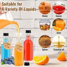 40/20/10/2pcs Mini Liquor Bottle, Plastic Alcohol Bottles.Small Size,More Convenient To Carry,Vibrant And Modern,For Restaurants,Cafes,Weddings,Gatherings,Outdoor,Sports.Camping Drink Bottles For Supplies.