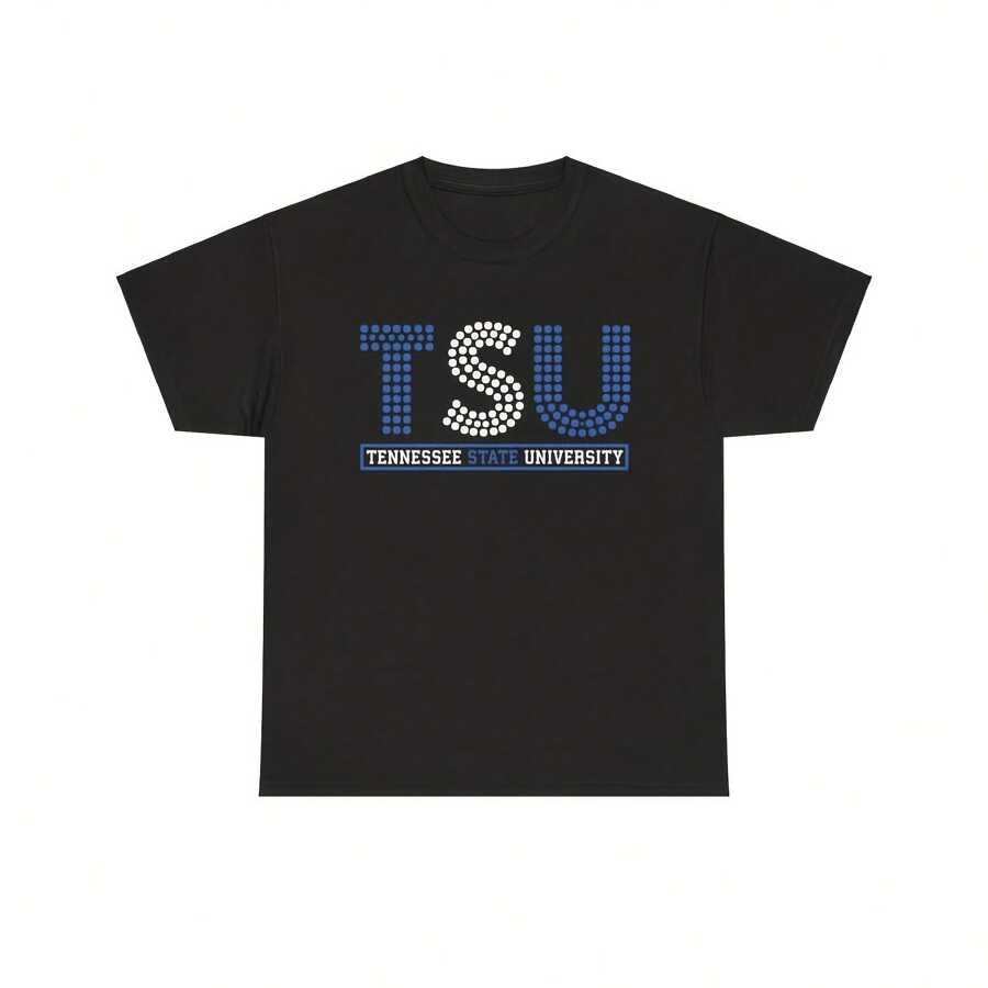 Tennessee State Unrsity Tee - TSU Blue And White T-Shirt For The Pretty Kitties - TSU HBCU Zeta  T-Shirts - Sorority Gifts - Black - View 1