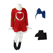 Disfraz Payasito Plim Vestido Niña Payasita Infantil - Rojo - Ver 2