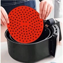 Forma Assadeira Para Air Fryer Forro Silicone 20cm Fritadeira Elétrica Universal