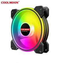 Enfriador para Pc con Luz RGB, Enfriador gamer - Negro - Ver 6