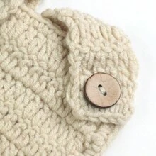 Newborn Photography Props Baby Bunny Rabbit Crochet Knitted Outfits Newborn Baby Diaper Costume Boys Girls Overalls Baby Shower Easter Gifts Things For Girls/Boys
